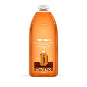 Method squirt + mop hardwood floor cleaner refill - almond, 68 fl oz