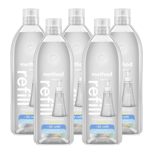 Method sweet water foaming hand wash refill 5-count bundle, 140 fl oz