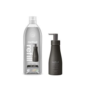 Method foaming hand wash starter set - vetiver + amber, 38 fl oz