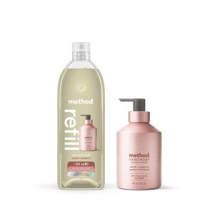 Method gel hand wash starter set - vanilla + raspberry, 46 fl oz